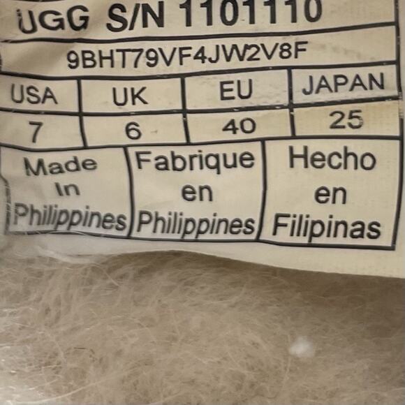 UGG Ascot Shearling Lined Slippers Mens Size 7 Brown Suede Slip In Moccasins - Picture 8 of 9